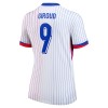 Original Fußballtrikot Frankreich Giroud 9 Auswärtstrikot EURO 2024 Für Damen